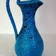 Large vintage fat lava ceramic vase H41cm