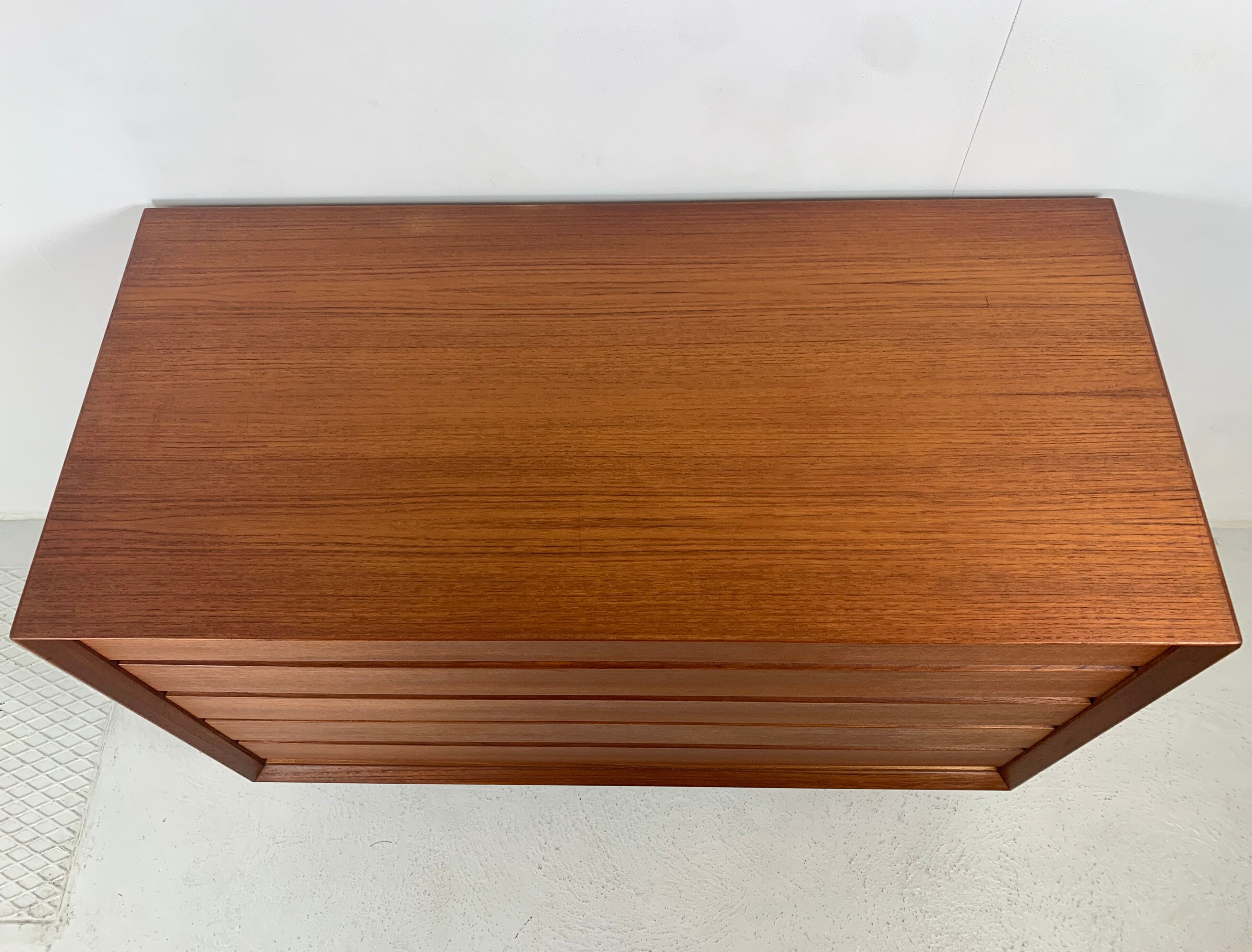 Danish teak chest of drawers 1960