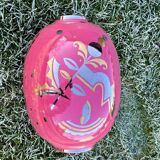 Large ovoid art deco vase in crackled ceramic by Gustave Asch