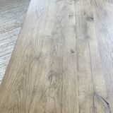 Solid oak farmhouse table 185cm
