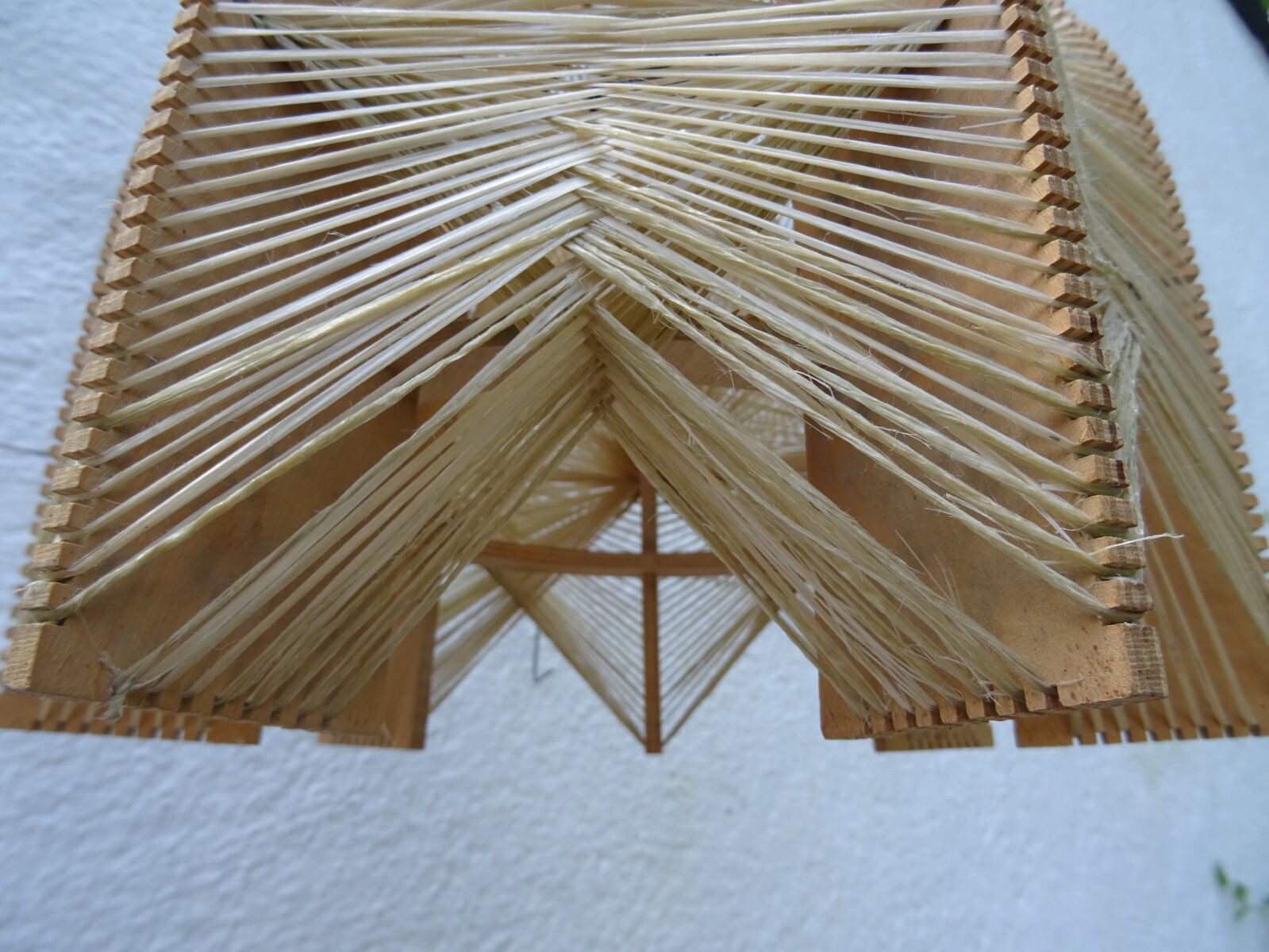 60s wire and wood hanging