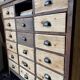 Trade cabinet with drawers