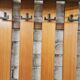 Scandinavian teak coat rack 1970