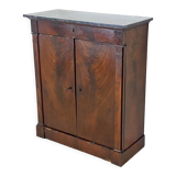 19th century sideboard in mahogany and black granite