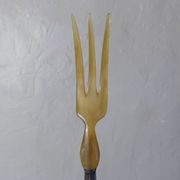 Silver metal salad cutlery 1st title + box