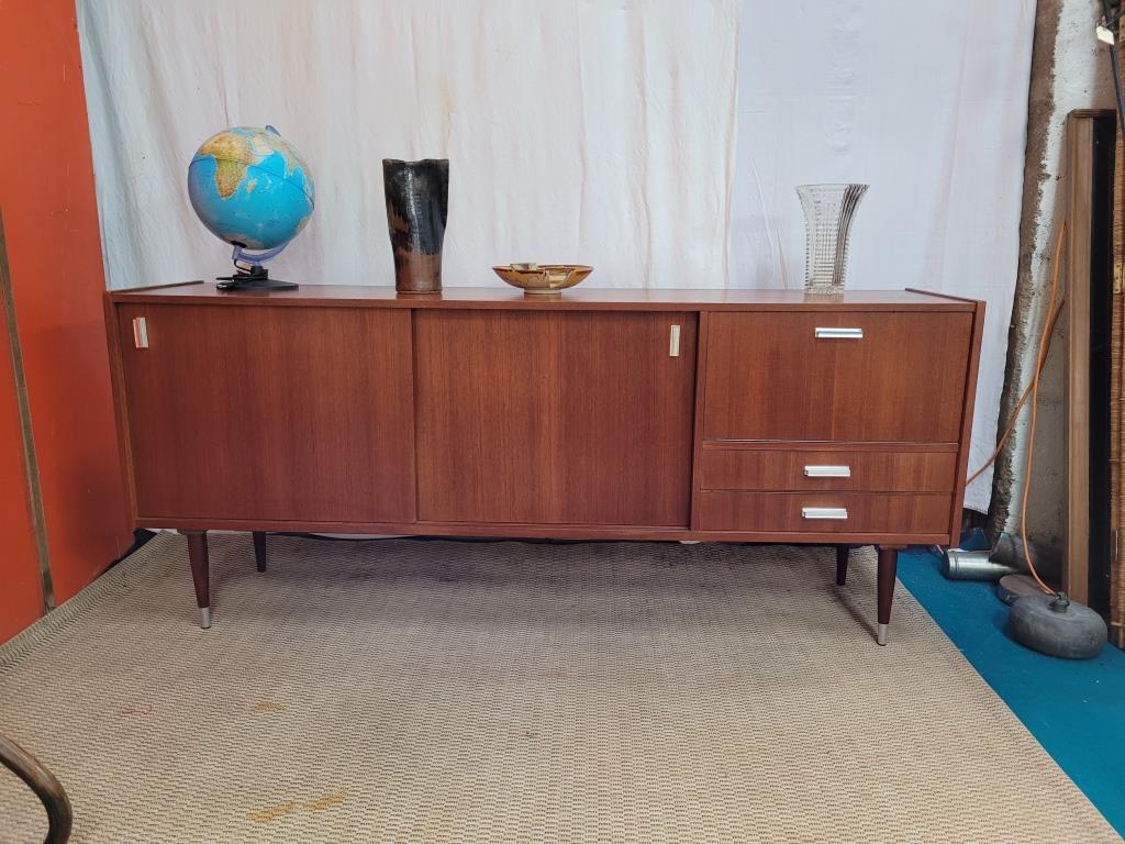 Sideboard 70s plated teak.