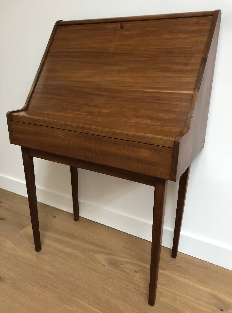 Secrétaire teck vintage 1960