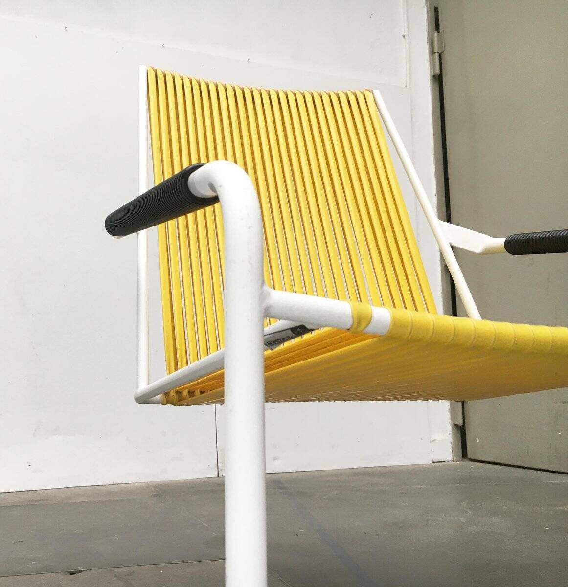 Mid-century Modern German Mauser stackable garden chairs, set of 3.