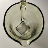 Smoked glass pitcher