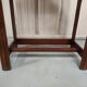 Coiffeuse en bois art déco miroir rond chêne
