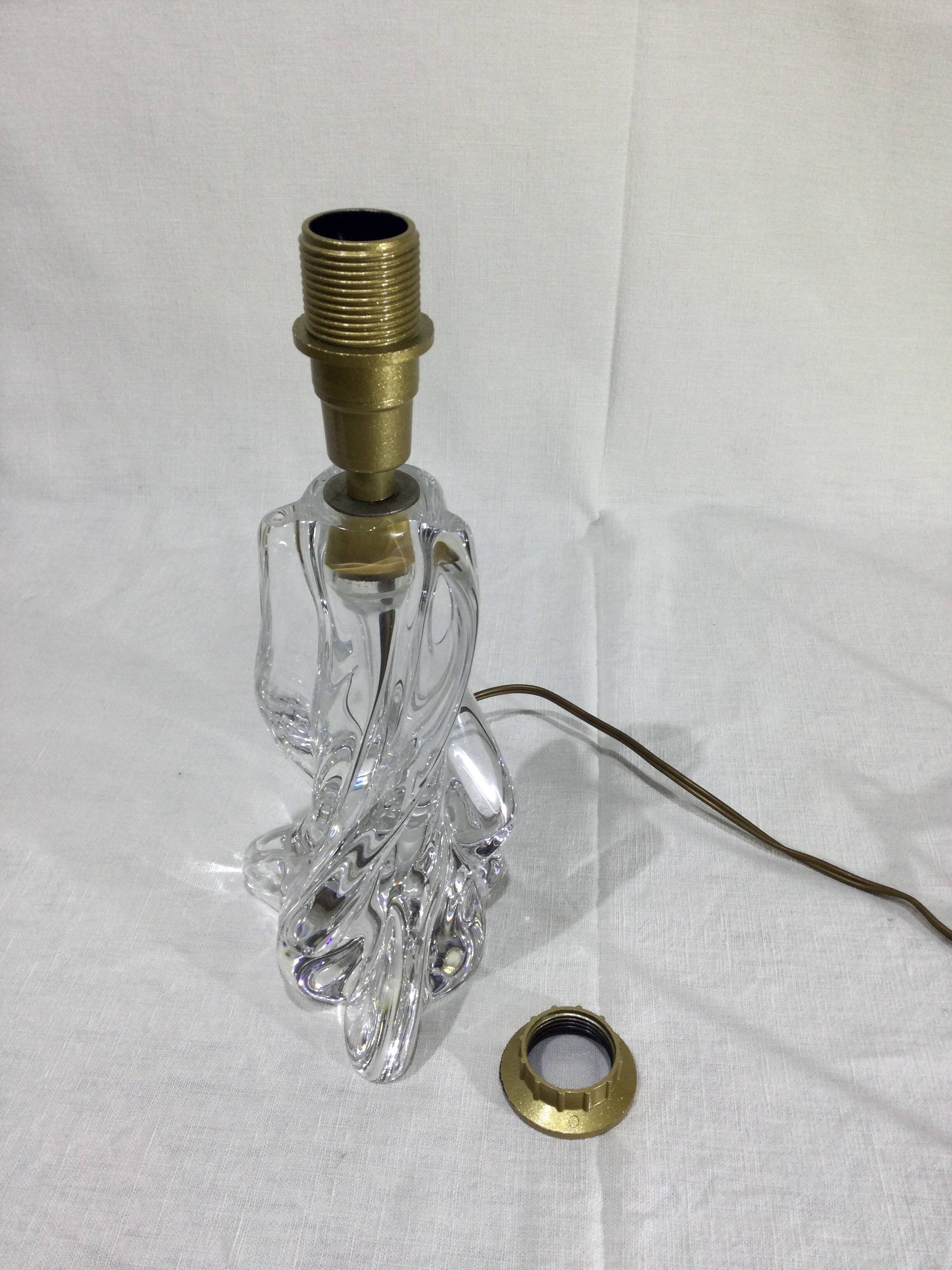 Sèvres crystal lamp base