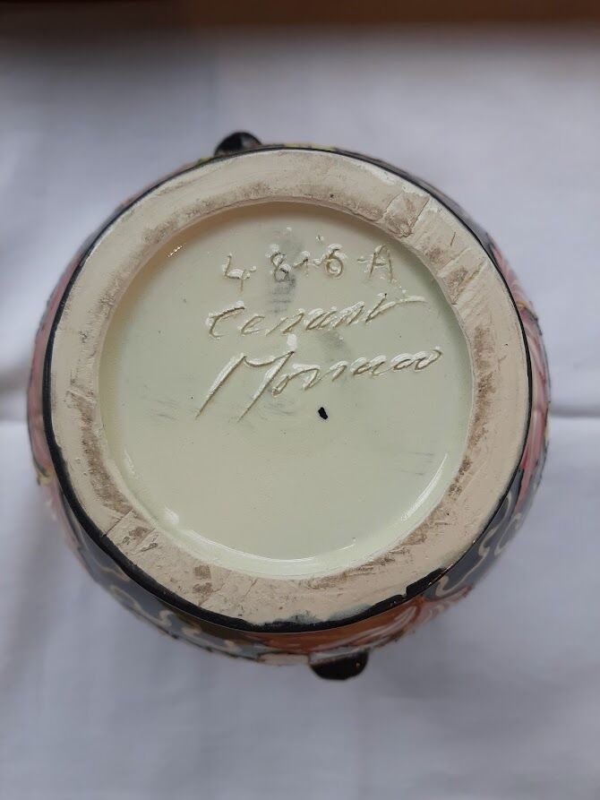 Monaco ceramic vase from Cerart establishments