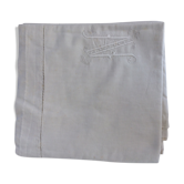 Drap ancien en coton avec monogramme 15 cm