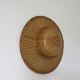 Colonial hat in bamboo and braided rattan, wall decoration