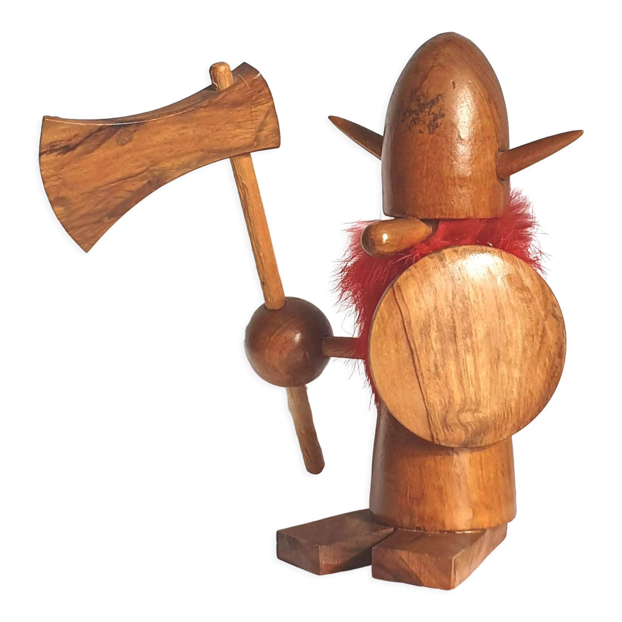Danish Viking teak figure 60s