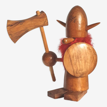 Danish Viking teak figure 60s