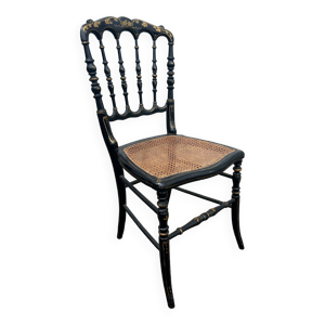Chaise Napoléon III - noirci