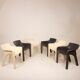 Ensemble de six fauteuils Gaudì par Vico Magistretti pour Artemide