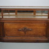 Antique Oak Jewellery Cabinet or Shop Counter, Early 20th Century