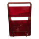 Red Plexiglas Bookshelf