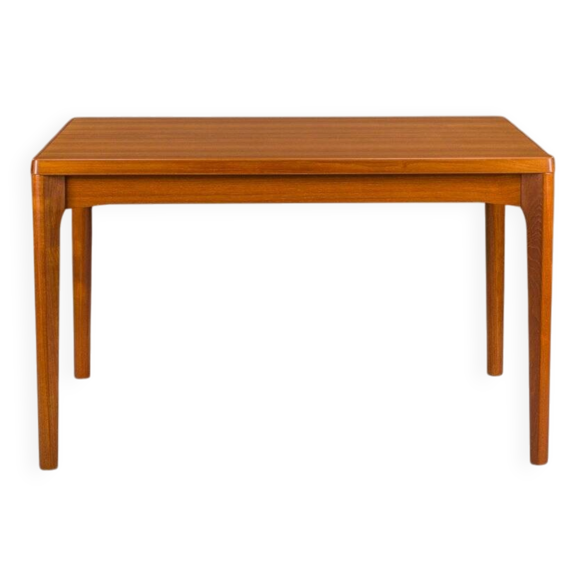 Extendable teak dining table by Henning Kjaernulf for Vejle Stole & Møbelfabrik