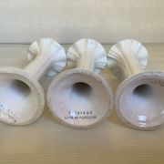 Trio of flower candle holders Fereiras Portugal
