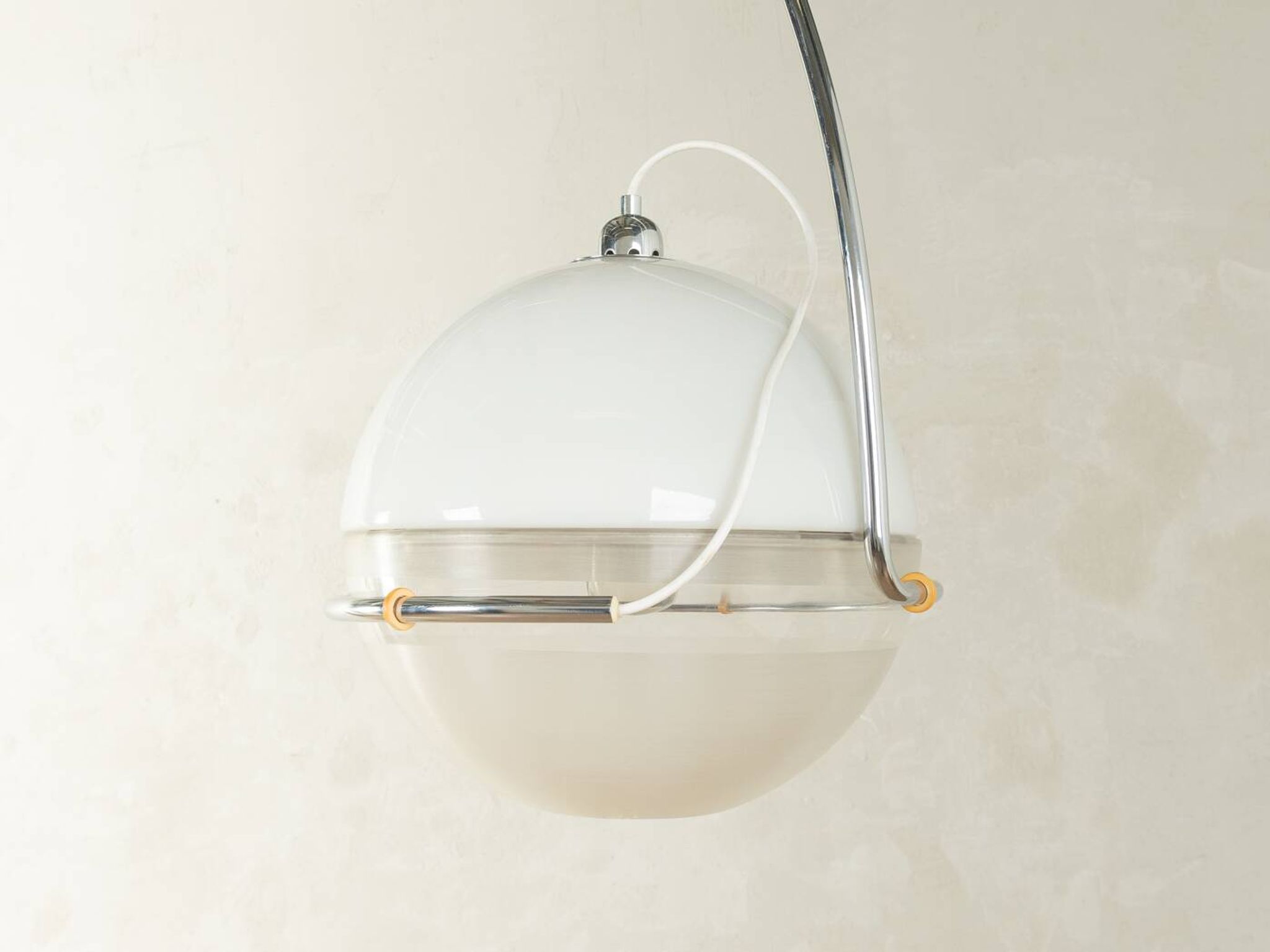 Lampe arc FOCUS des années 1960, Fabio Lenci, Guzzini, vintage
