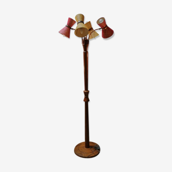 Vintage floor lamp with diabolos, 50s