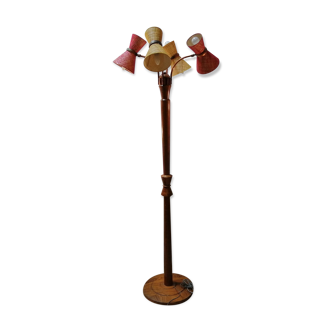 Vintage floor lamp with diabolos, 50s