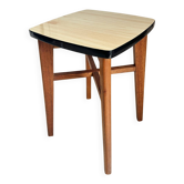 Vintage wooden and Formica stool