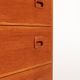 Scandinavian teak chest of drawers with locks