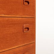 Commode en teck scandinave avec serrures
