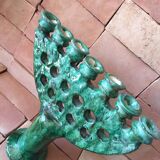 Tamegroute pottery menorah candle holder