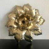 Ceiling lamp flower / golden leaves