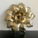 Ceiling lamp flower / golden leaves