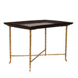 Table en laque et bronze, Maison Baguès, années 1970