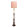 Italian gilded wood rococo floor lamp 1950s