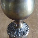 Golden metal lamp base