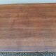 Flat desk, one-drawer table, nineteenth century carved walnut top in Louis XV style