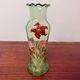 Antique Legras vase – Enamelled glass with floral decoration – Art Nouveau