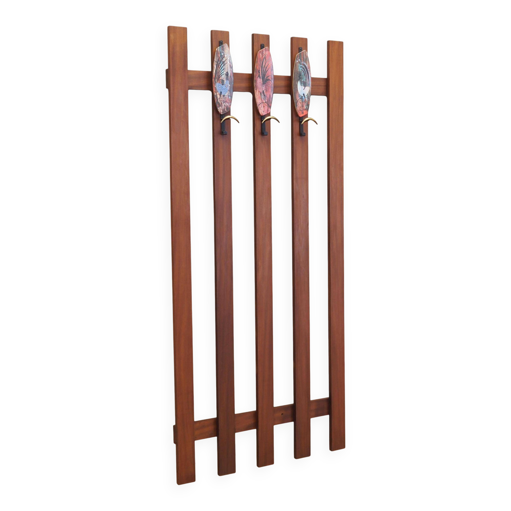 Teak hanger, Danish design, 1970s, production: Denmark