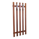 Porte-manteau en teck, design danois, années 1970, production : Danemark