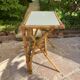 Bout de canapé - table d’appoint en rotin