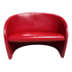 Leather sofa Lella and Massimo Vignelli for Poltrona Frau 1989
