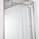 Large brasserie-style mirror with engraved mirrors, France, 1950s