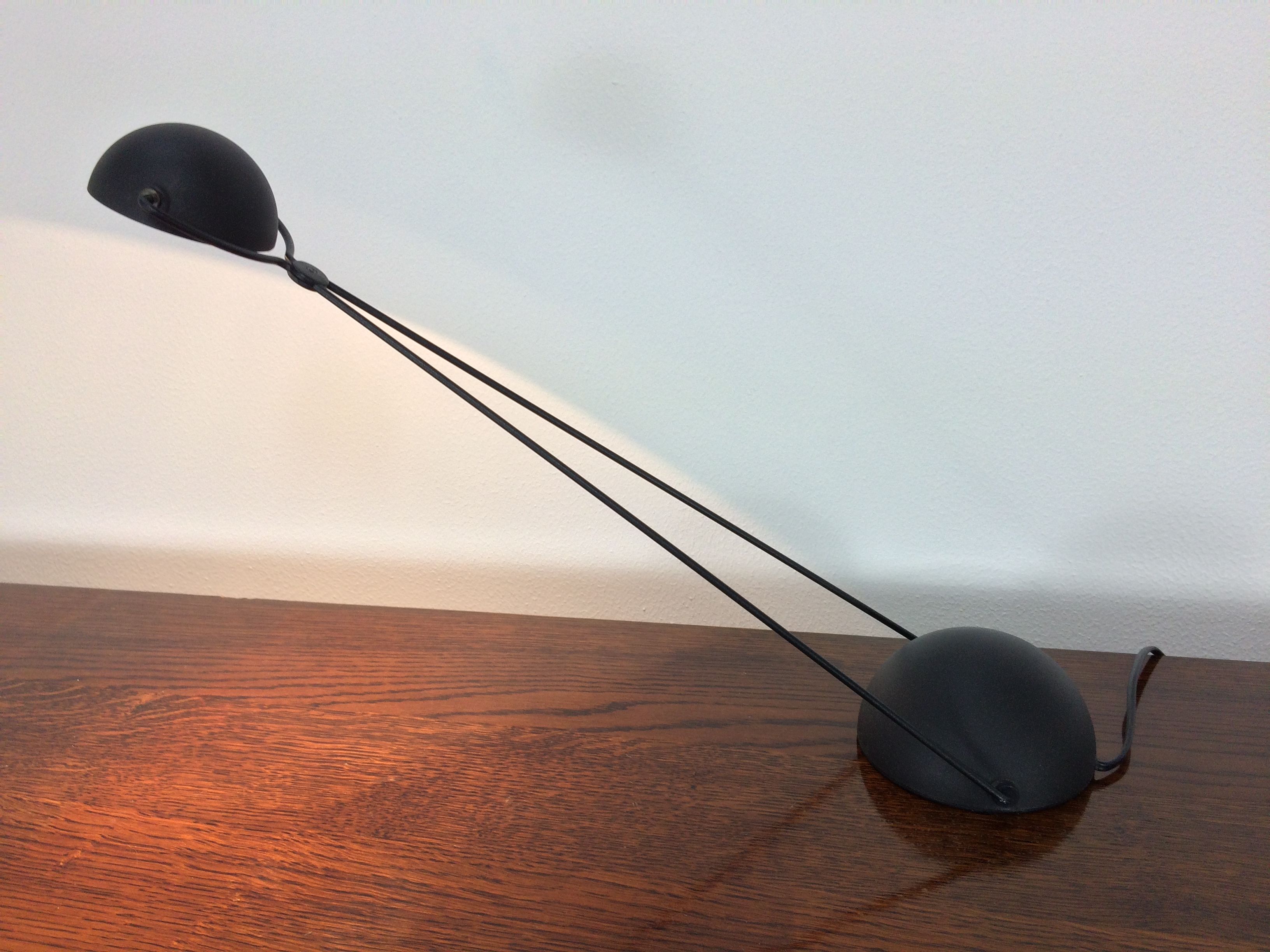 Lamp Meridiana by Paolo Piva for Stefano Cevoli, matte black