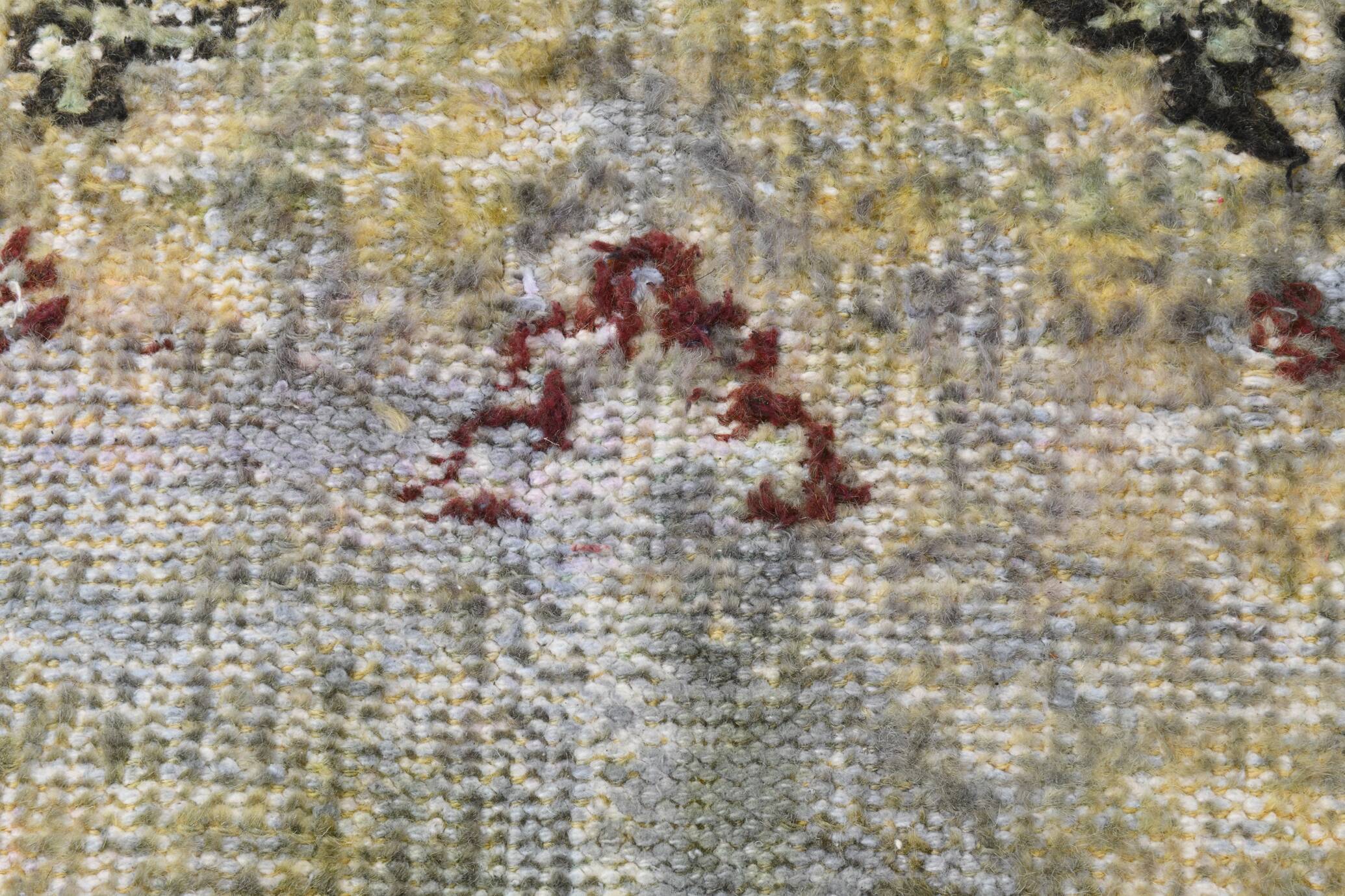 6x10 Faded Green Turkish Vintage Rug, 190x296Cm