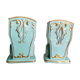 Pair of half porcelain vase, Ceramic art Céranord
