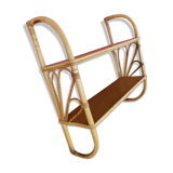 Rattan shelf