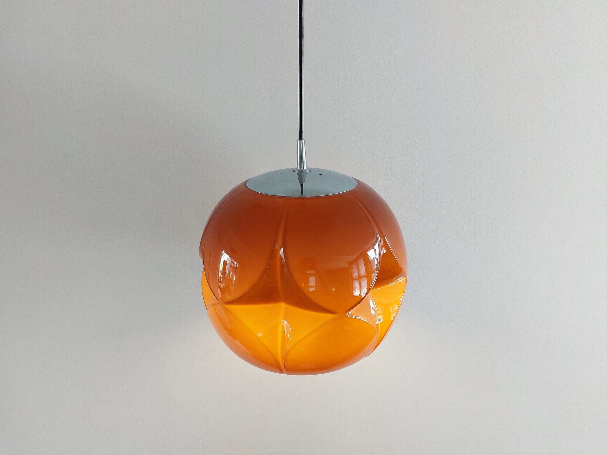 Murano glass pendant lamp for Peill & Putzler, Germany 1960's